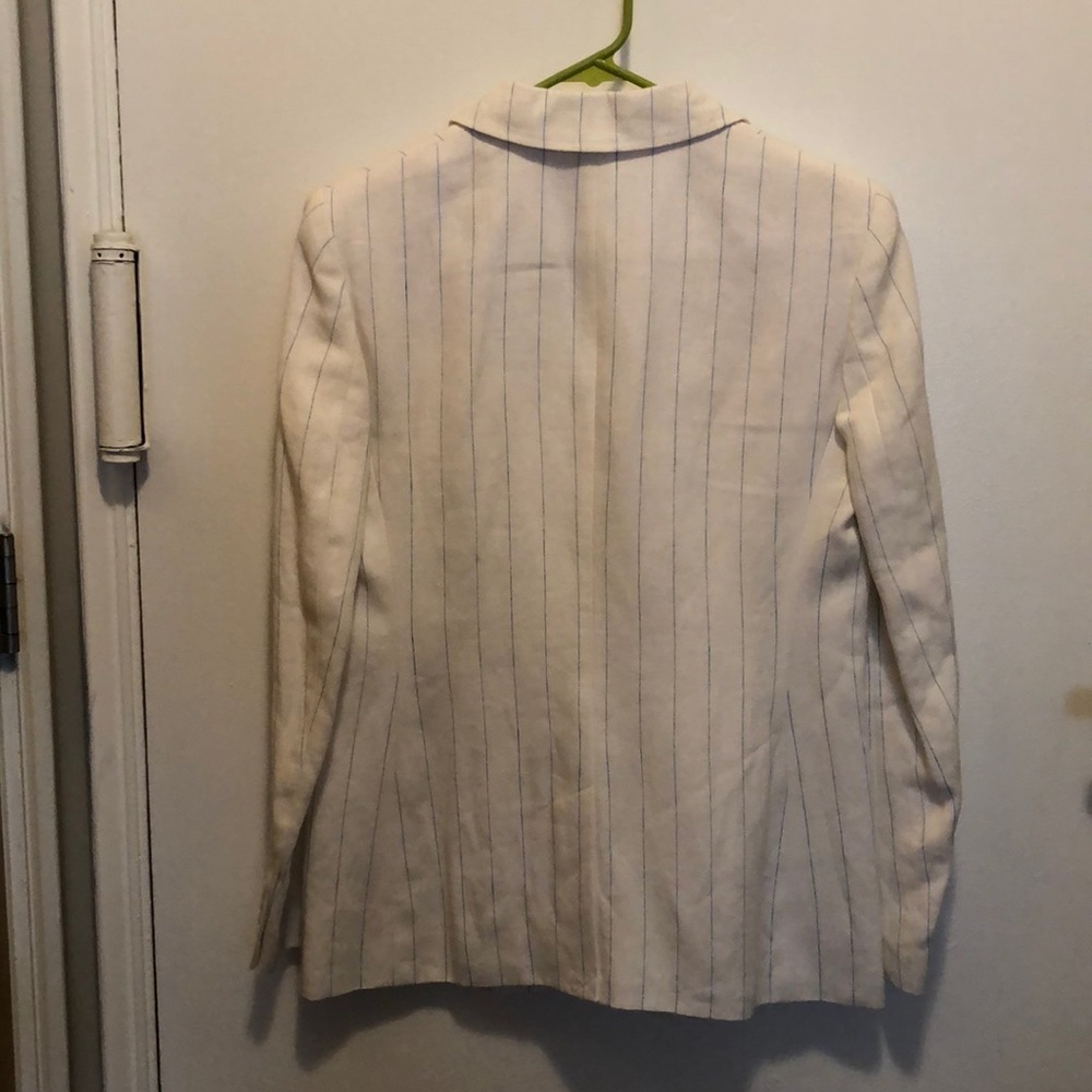 NWT pinstripe linen Ralph Lauren blazer - Picture 5 of 5